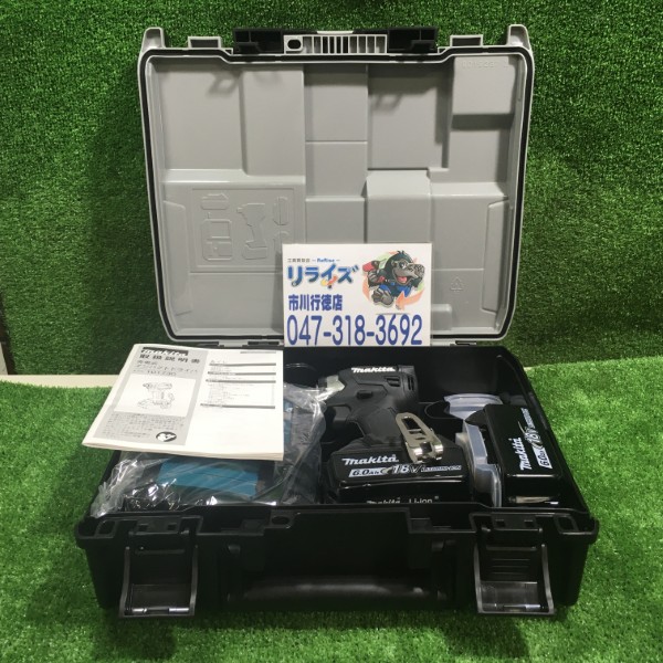 マキタ 充電式インパクトドライバ 黒 18V TD173DRGXB