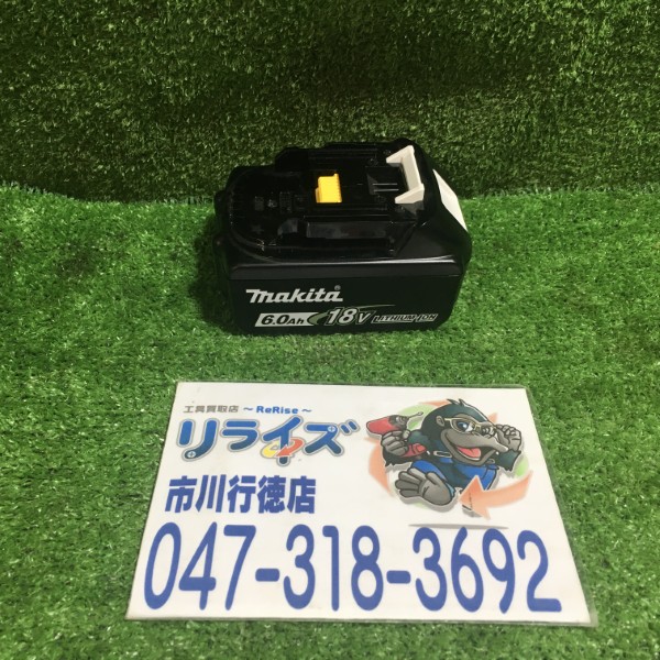 マキタ BL1860B バッテリー 充電回数１回