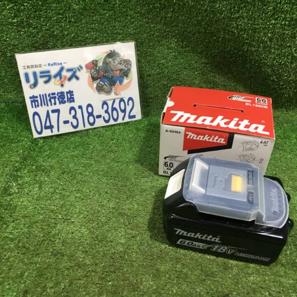 マキタ バッテリー 充電回数1回 BL1860B